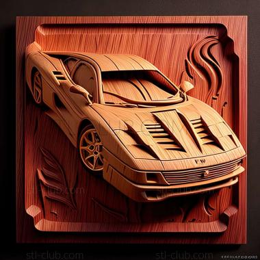 3D модель Ferrari F355 (STL)